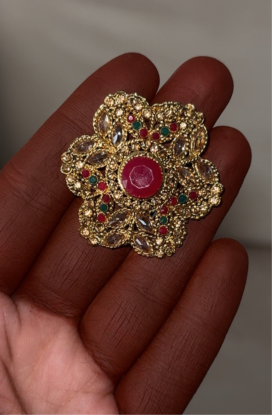 Big Floral Ring