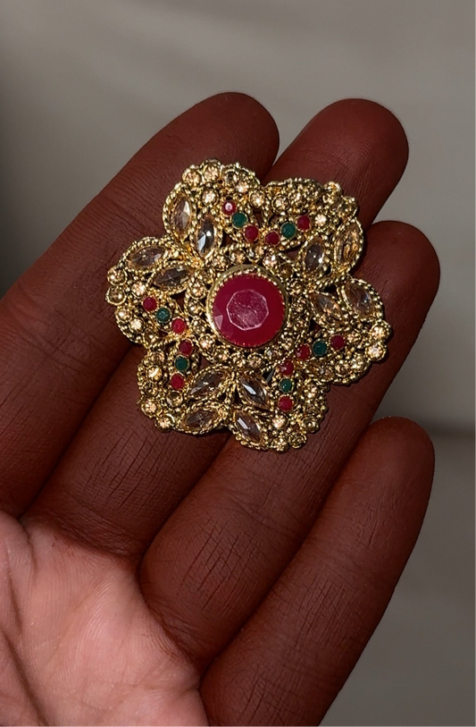 Big Floral Ring